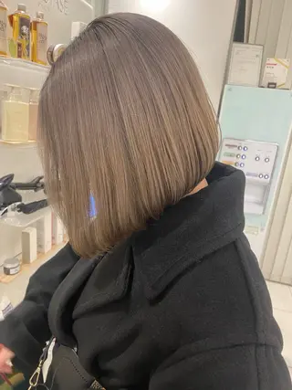 カラー 🫧L`pul🫧 ハイトーン/マツパのヘアスタイル