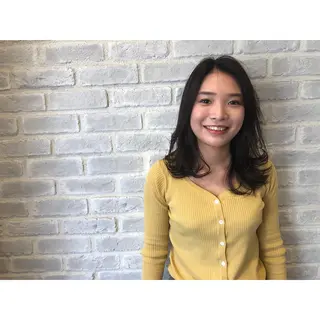 セミロング カラー パーマ ヘアアレンジ メンズ キッズ ネイル マツエク・マツパ 藤井 菜緒のヘアスタイル