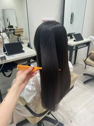 セミロング Euphoria＋n池袋サンシャイン通り所属・yuunaストレート モデル募集中🤍のヘアスタイル