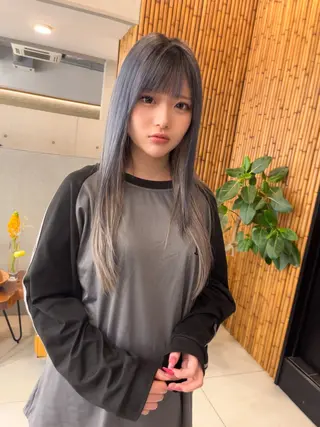 ロング カラー 🍀透明感抜群🍀/ ハイトーンカラーのヘアスタイル