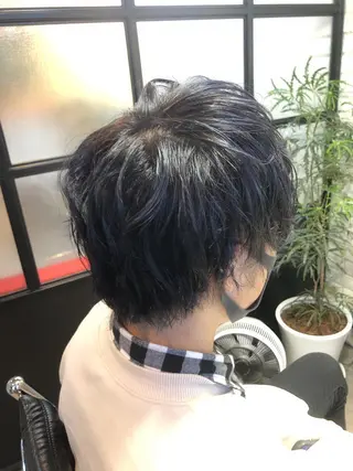 ショート カラー メンズ SAKURA所属・鹿取 三紗子のヘアスタイル