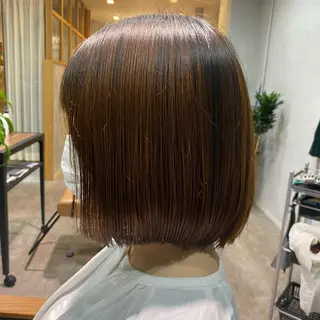 ミディアム 大久保 優香のヘアスタイル