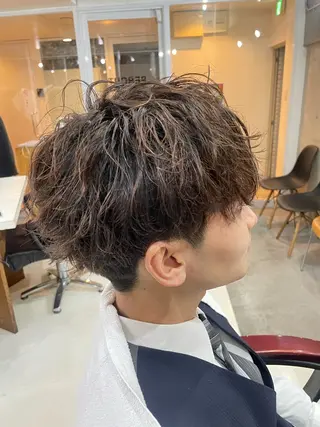 ショート メンズ PERCUT 中島快のヘアスタイル