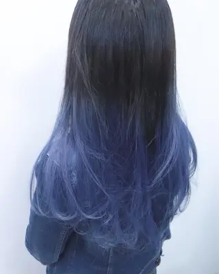 ロング カラー ヘアアレンジ エクステの神様 ▫️原島ユウヤ▫️のヘアスタイル