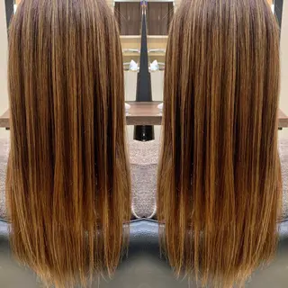 ロング カラー 伊藤 裕貴のヘアスタイル