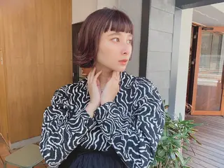 ミディアム カラー rubik's京橋 店のヘアスタイル