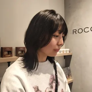 ミディアム カラー HINAKO/ ROCCOのヘアスタイル