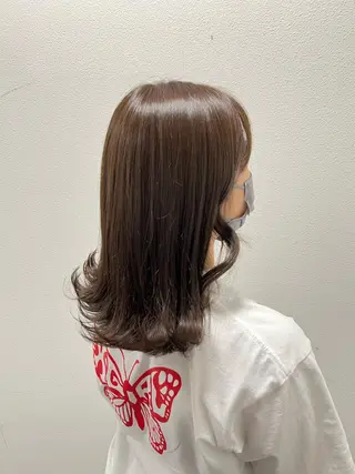 ミディアム カラー Rino kanayama所属・Rino 金山 / 宮澤 萌のヘアスタイル