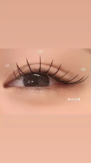 マツエク・マツパ seran EYELAのマツエク・マツパデザイン