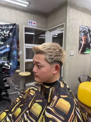 ミディアム SPINNER BARBEARIA所属・藤澤 蓮のヘアスタイル