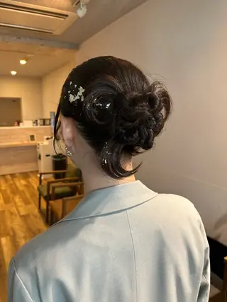 セミロング AFLOAT D’L所属・カットモデル募集‎ / 角本 藍のヘアスタイル