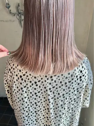 セミロング カラー 暖色カラー/ブリーチ /かしむらゆうかのヘアスタイル