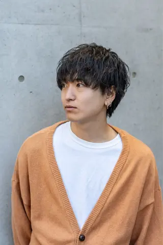 ショート カラー パーマ メンズ SYUYA/パーマ/ マッシュスタイル特化のヘアスタイル