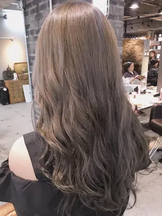 ロング カラー パーマ 代表 中島貴志のヘアスタイル