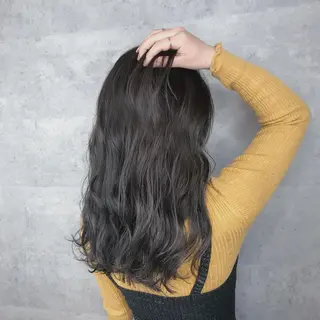 ロング カラー アンダーバーホワイト_WHITE所属・_WHITE芝本 賢吾【天王寺店】のヘアスタイル