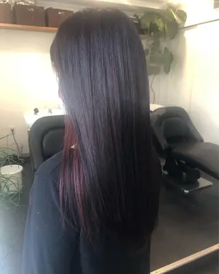 ロング カラー JIL BLAN 京都所属・RU RIのヘアスタイル