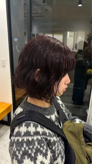 カラー 石橋 華のヘアスタイル