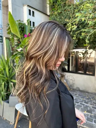 ロング Dimo＆所属・ハイライトカラー /ダイスケのヘアスタイル