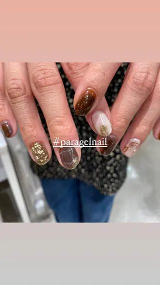 ネイル 淡色ネイル 🎀moeのネイルデザイン