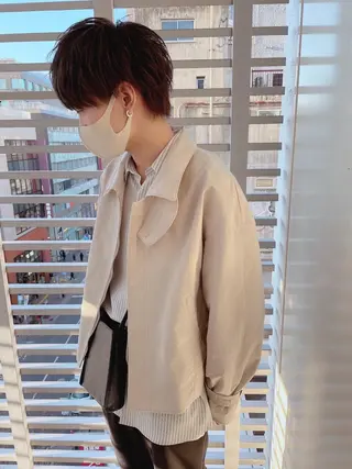 ショート カラー ヘアアレンジ メンズ メンズZina代表 田端 麗治のヘアスタイル