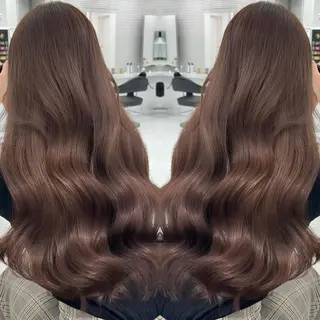 ロング まつパ/ケア ブリーチ/sEnAのヘアスタイル