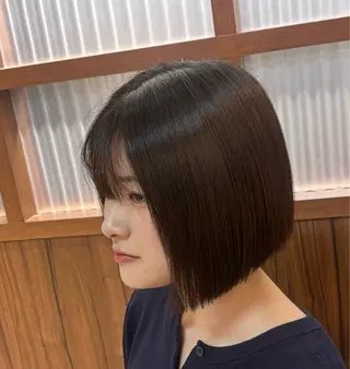 ミディアム 山口 摩七斗のヘアスタイル