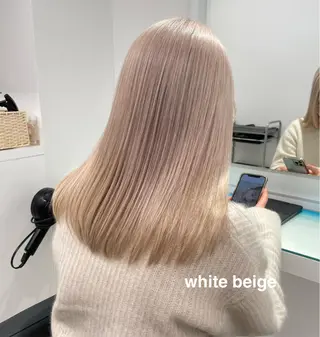 ミディアム カラー 💗🤍透明感カラー 🤍💗kanonのヘアスタイル