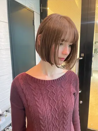 セミロング Côte所属・レイヤー/ボブカット ゆい/Côte表参道のヘアスタイル
