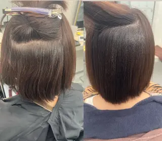 ショート 💋艶髪縮毛/ カラー💋まいのヘアスタイル