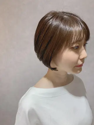 ショート カラー 當間 大知のヘアスタイル