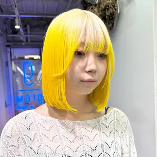 カラー 渋谷🎨ブリーチ特化 ×エクステ🎨レンのヘアスタイル