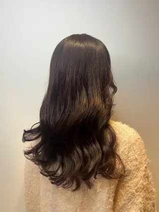 ロング カラー なかやま みおのヘアスタイル
