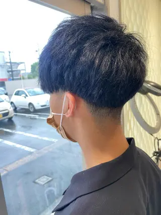 カラー メンズ 吹田 駿 髪質改善縮毛矯正のヘアスタイル