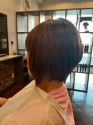ミディアム カラー ルシア美容室|岸和田 《メンズ歓迎！》山﨑のヘアスタイル