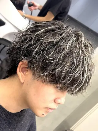 ミディアム カラー パーマ メンズ fifth 天神大名所属・天神大名メンズパーマ 【fifth】のヘアスタイル