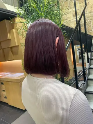 ミディアム カラー 【 ネイリスト&アイ リスト】キヨカのネイルデザイン