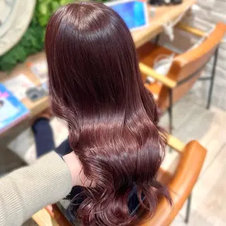 ロング カラー 縮毛矯正/暖色カラー /横浜/さくらのヘアスタイル