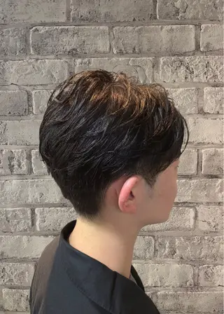ショート パーマ メンズ メンズ博士 / 宮澤蓮のヘアスタイル