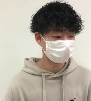 パーマ メンズ メンズパーマのプロ 川野翔太のヘアスタイル