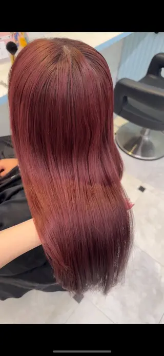 ロング カラー ♥️暖色モテカラ ー♥️由夏のヘアスタイル