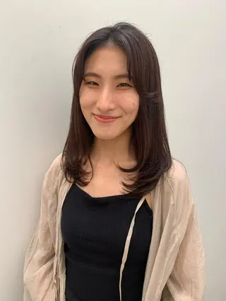 セミロング aoi /パーマ /まるみショートのヘアスタイル