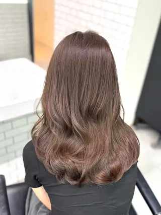 ミディアム カラー 髪質改善💖艶カラー 🫧梅田/Kaoriのヘアスタイル