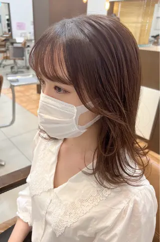 ミディアム 頭皮×髪質改善 透明感カラー💎中村のヘアスタイル