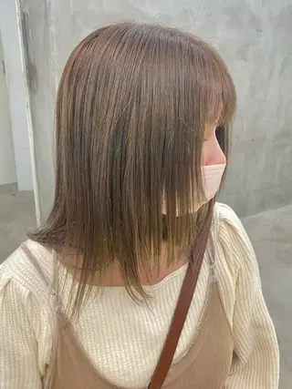 ミディアム カラー yiye 青山所属・無料カットモデル募集 🌱ひょうがのヘアスタイル