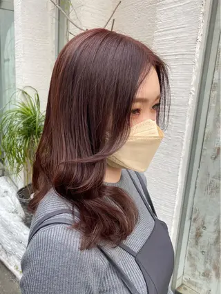 ミディアム カラー uros.所属・メンズパーマ/ エクステ🌞セナのヘアスタイル