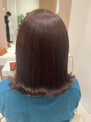 ミディアム カラー 桑原 りゆのヘアスタイル