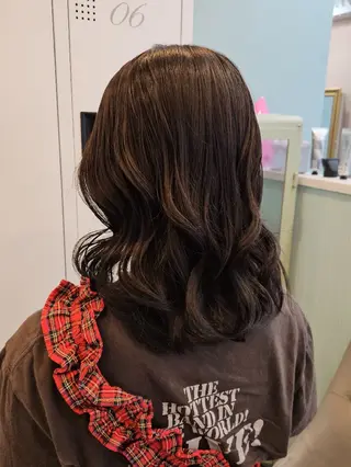 カラー ミディアム ミク🇰🇷 /Agu hairのヘアスタイル