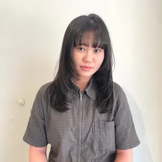 ロング note所属・韓国風/レイヤー/ note アヤナのヘアスタイル