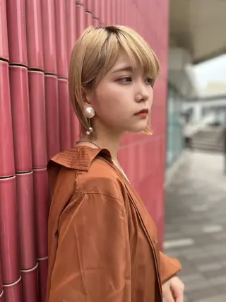 ミディアム フラミューム 伊勢崎のヘアスタイル