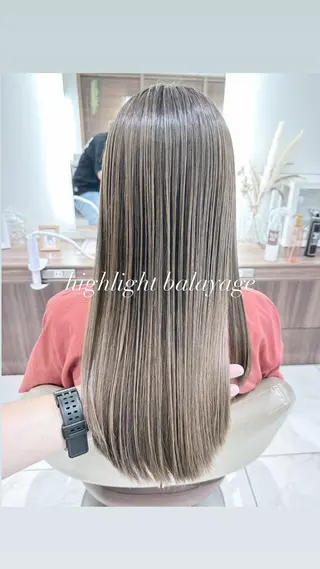 ロング カラー 大宮/バレイヤージュ /澤田隆誠のヘアスタイル